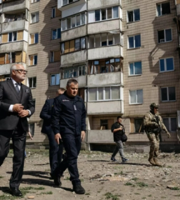Президенту Естонії та прем’єру Люксембургу показали в Києві наслідки ударів РФ