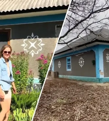 Одеситка придбала занедбану хату за $5 тис. і переїхала у село (відео)