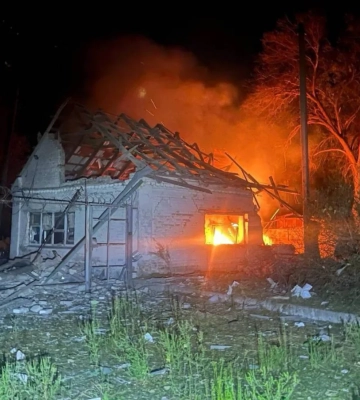 росія атакувала Запоріжжя, троє людей дістали поранення