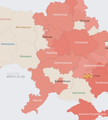 Российская атака: в двух районах Киева упали обломки