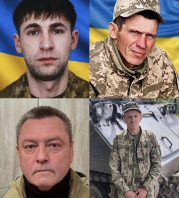 На Рівненщині провели останнім земним шляхом чотирьох захисників України