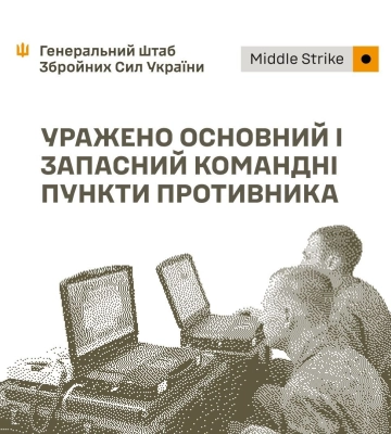 Ракетами уражено основний і запасний командні пункти противника у районі Донецька, - Генштаб ЗСУ