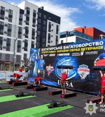 Миколаївський ветеран Дмитро Сабін здобув чотири медалі на Кубку України з богатирського багатоборства