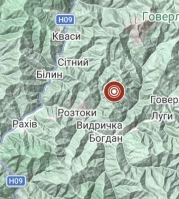Біля Рахова зафіксували землетрус
