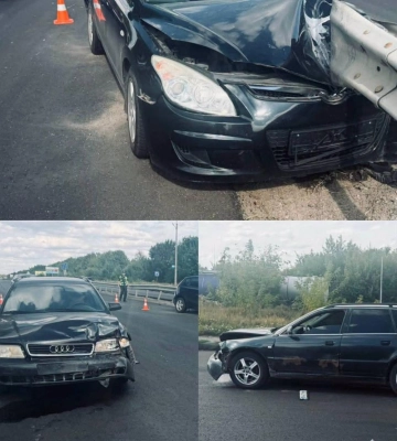 Патрульні склали адмінматеріали на водія, який скоїв ДТП у Вересневому