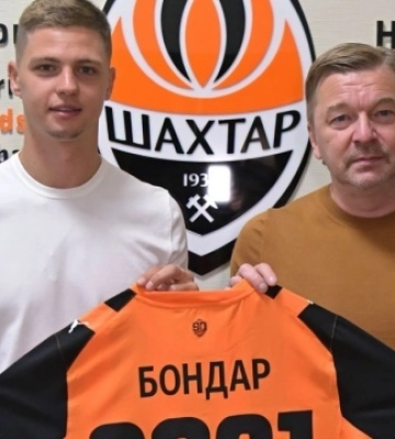 ФК «Шахтар» подовжив контракт із центбеком Валерієм Бондарем