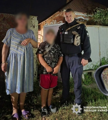 На Дергачівщині поліцейські розшукали 10-річного хлопчика, який зник під час прогулянки