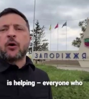 У бункері чи з ШІ: як знімалося відео Зеленського з Запоріжжя
