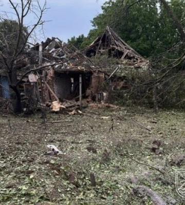Після удару по Ізюму постраждали п’ятеро людей, пошкоджено понад 30 будинків
