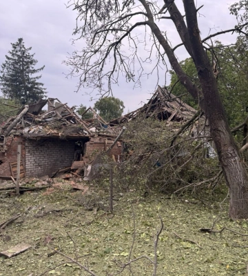 В Ізюмі після ударів КАБами без світла залишилися близько тисячі абонентів