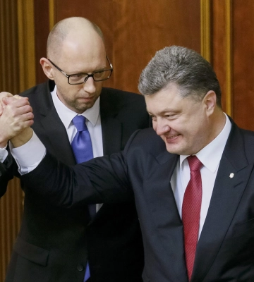 Яценюк розповів жарт про перемогу Порошенка на виборах