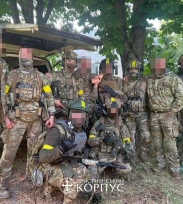 На День Независимости Христианский корпус вручил государственные награды своим бойцам и рассказал о боевой истории подразделений