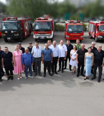 Тайвань передав громадам Львівської агломерації шість пожежних автомобілів