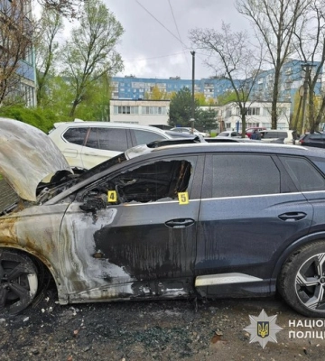 У м. Самар 21-річному молодику повідомили про підозру в підпалі автомобіля 