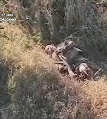 На Харьковщине рашист застрелился, увидев ударный дрон пограничников.