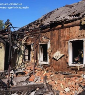 Ворог атакував Запоріжжя: пошкоджено будинок, є постраждалий. ФОТОрепортаж