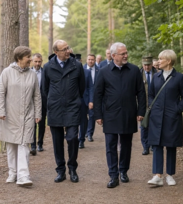 Президент Естонії Алар Каріс здійснив прощальний візит до Латвії