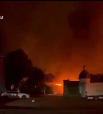 Зеленский о детонации в Киевской области: "Боеприпасов рядом с домами быть не может"