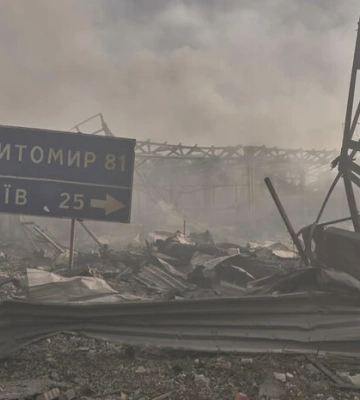 Рух Житомирською трасою частково відновлено