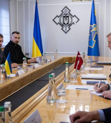 Секретар РНБО та міністр оборони Латвії обговорили поглиблення оборонної співпраці, зокрема у виробництві