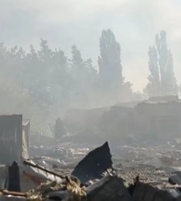 Правоохоронці встановлюють, чому склад із боєприпасами в Бучанському районі був серед житлових будинків