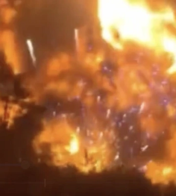 Детонація боєприпасів у Милі потрапила на відео з близької відстані