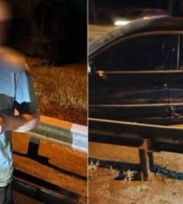 У Запоріжжі п’яний водій наїхав на бетонний блок та відбійник