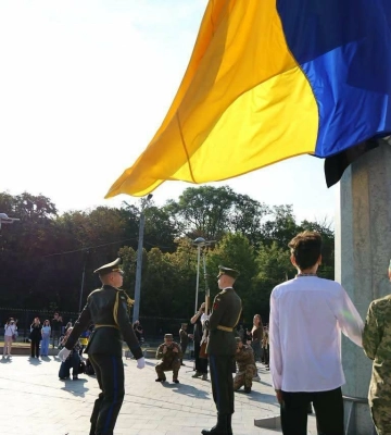 На Львівщині підняли Прапор Надії на підтримку полонених та зниклих безвісти