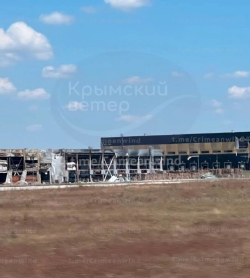 Большой логистический хаб уничтожен в оккупированном Крыму