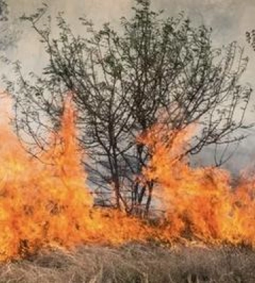 У Полтавському районі через атаку БпЛА зайнявся житловий будинок