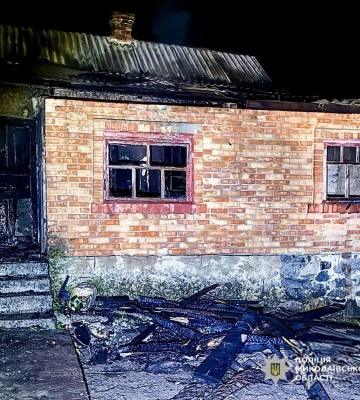 На Миколаївщині сяде на лаву підсудних чоловік, який підпалив будинок співмешканки
