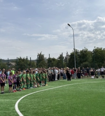 На Тернопільщині відкрили майданчик для мініфутболу, який назвуть на честь загиблого героя війни