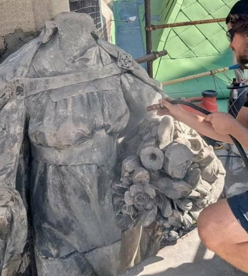 У Львові відновлять голову та кисть історичної скульптури святої Єлизавети