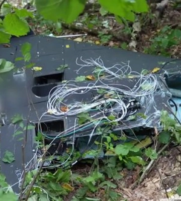 У Голосіївському районі знайшли уламки ворожого БпЛА