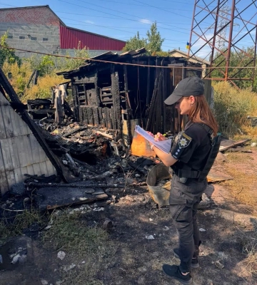 Поліція Київщини встановлює обставини пожежі, під час якої загинула жінка