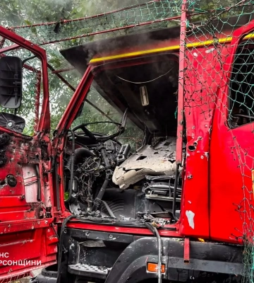 На Запоріжжі РФ атакувала дроном автомобіль ДСНС, є поранені