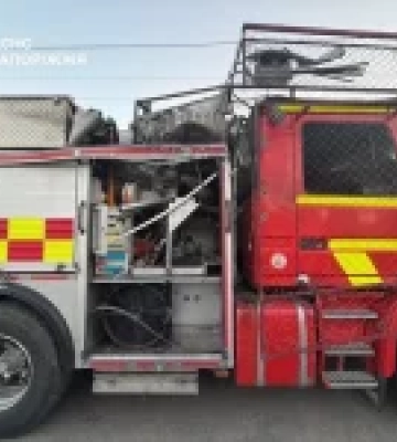 У передмісті Запоріжжя дрон РФ вдарив по пожежно-рятувальному авто, поранено чотирьох