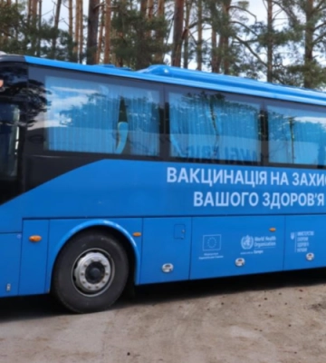 На Волині у вересні працюватимуть вакцинальний автобус і мобільна амбулаторія: графік виїздів