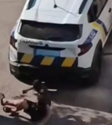 В Каменском на Днепропетровщине полицейское авто раздавило мужчину