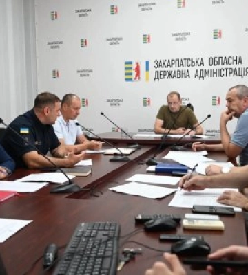 Ліквідація наслідків негоди та суворий аудит безпеки: на Закарпатті провели засідання комісії ТЕБ та НС