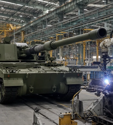 Чиновник по закупкам армии США осмотрел производство K9 у Hanwha