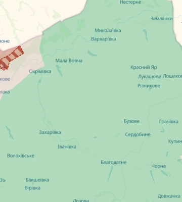 Війська РФ просунулись на двох ділянках у прикордонні Харківщини – DeepState