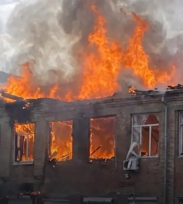 Прямо під час занять: росіяни вдарили «шахедом» по університету в центрі Києва