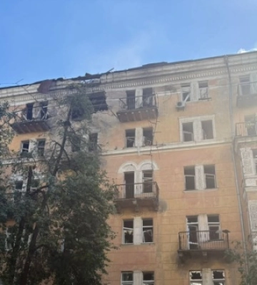 У Києві через ворожу атаку пошкоджений Національний університет харчових технологій
