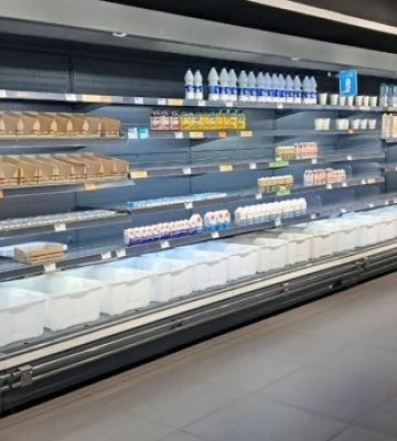 У супермаркетах Миколаєва порожніють полиці з базовими продуктами