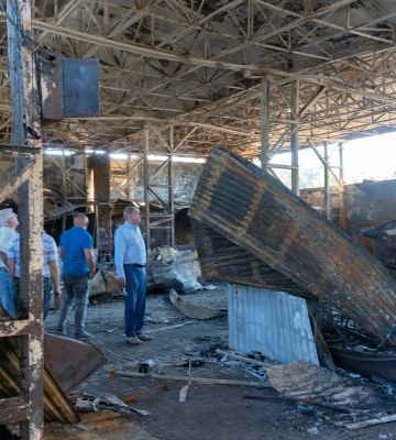 Більше 60 підприємців постраждали через масштабну пожежу на ринку у Бродах