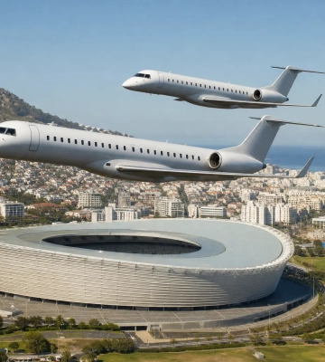 Airlink відкликала заявку на третій проліт над стадіоном у ПАР