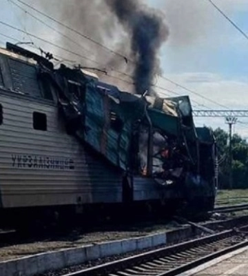 В Днепропетровской области российский дрон атаковал поезд Одесса - Днепр