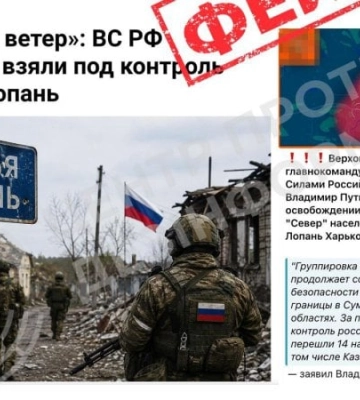 ЦПД: росіяни поширюють фейк про захоплення Козачої Лопані