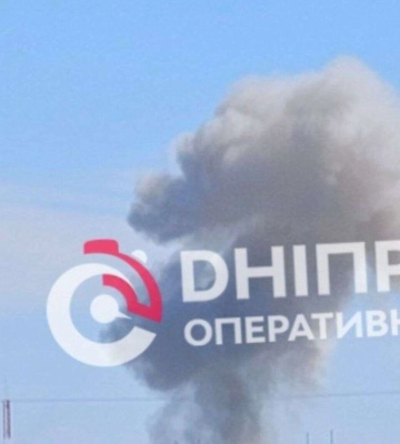 В Днепре прогремел взрыв: над городом появилось задымление